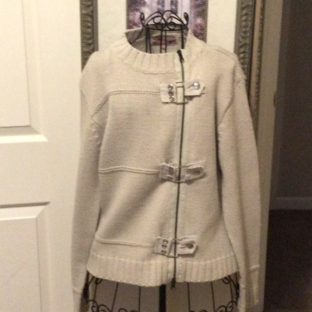 Brown Zippered Sweater